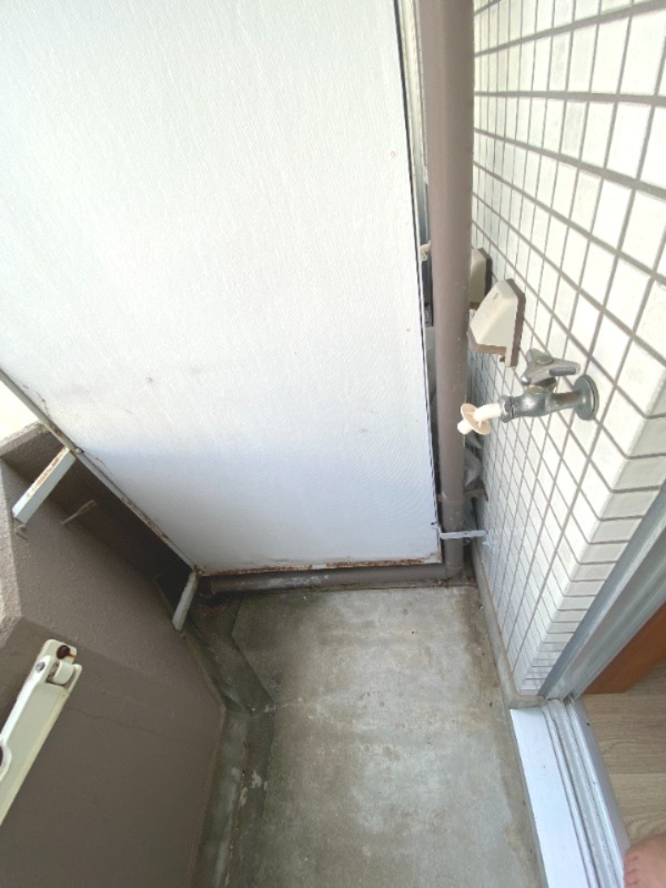 室外洗濯機置き場
