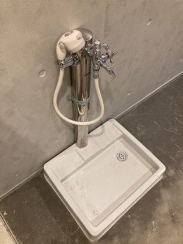 ペット用足洗い場