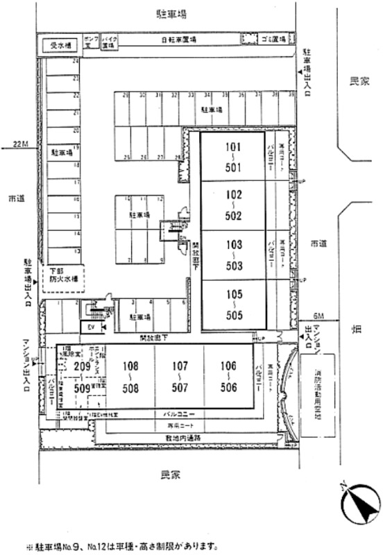 敷地内・建物