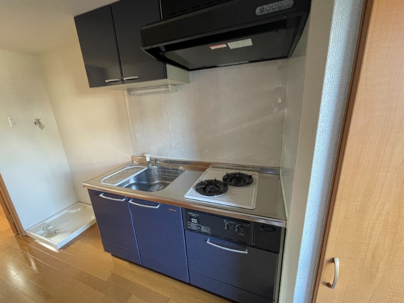 【同タイプ別部屋写真】システムキッチン2口ガスコンロ