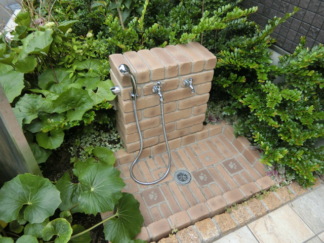 ペット足洗い場