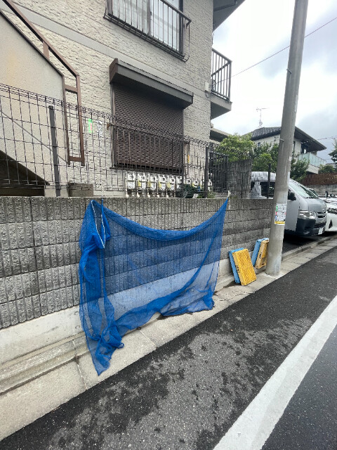玄関前